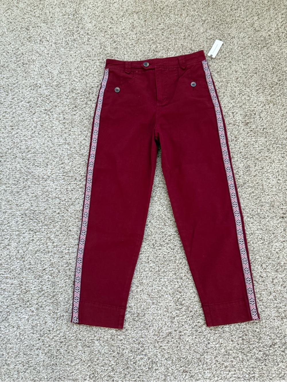 Women’s high rise chino pants from Anyhropologie